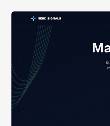 Nerd Signals: AI Trading Platform